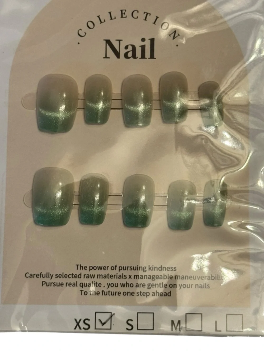 Assorted Press-On Nail Sets in Pink, Green, Blue and Neutral Shades‎